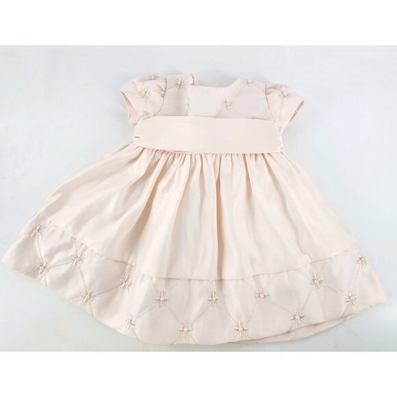 Cinderella Baby Girl Formal Dress Size 9M Pink beaded A-line Special Occasion - Picture 1 of 6